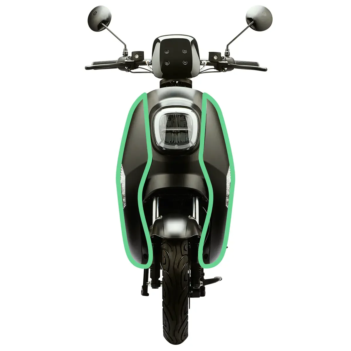Kåpa framsida stor | Vässla Scooter